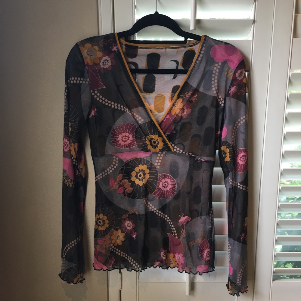 ST MARTINS Reversible Long Sleeve Nylon Blouse